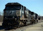 A going away shot of NS yard job E19's units with ND Cabin in the background.